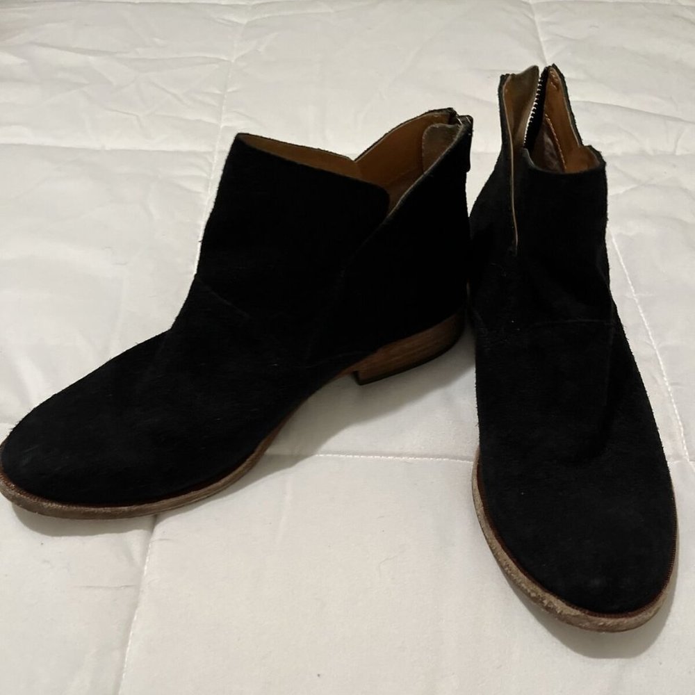 Kork-Ease Womens Renny Black Ankle Boots Size 7 K53503